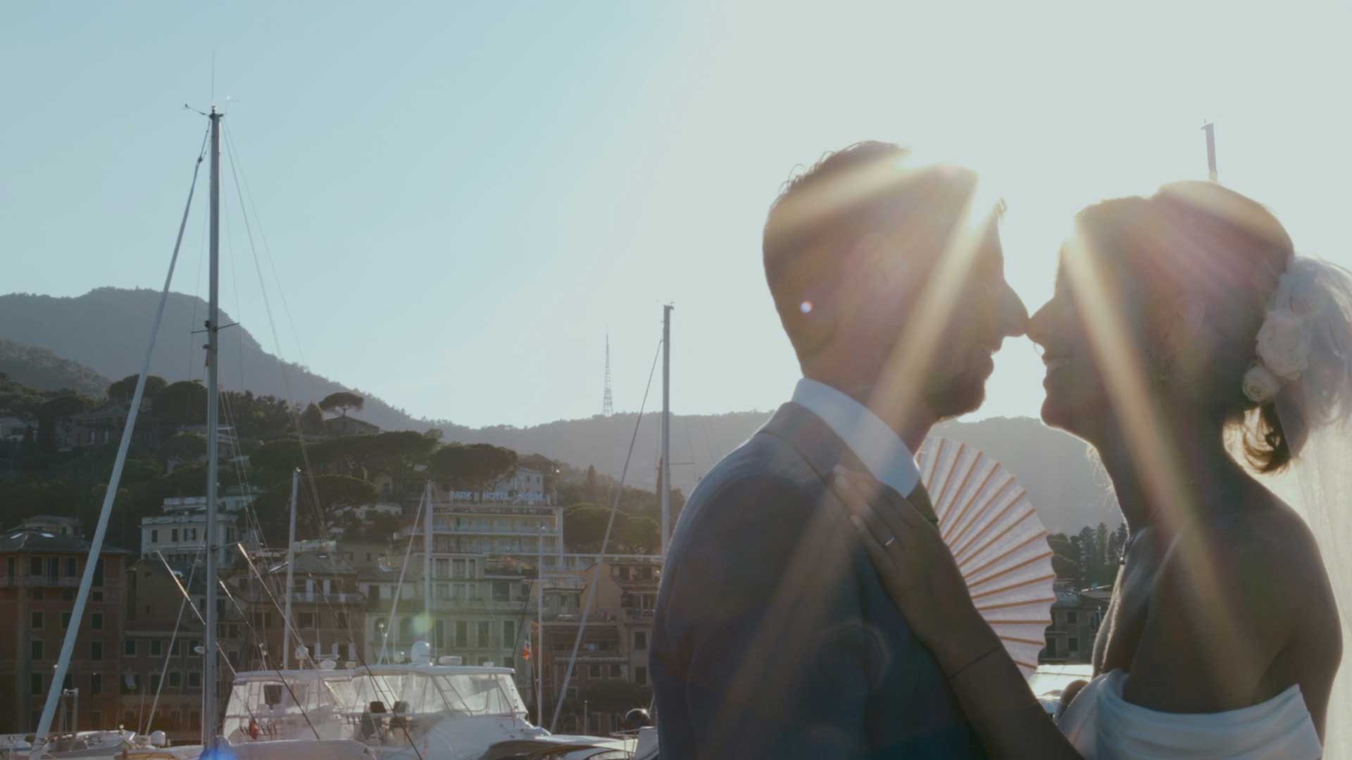 wedding video, santa margherita ligure, italy