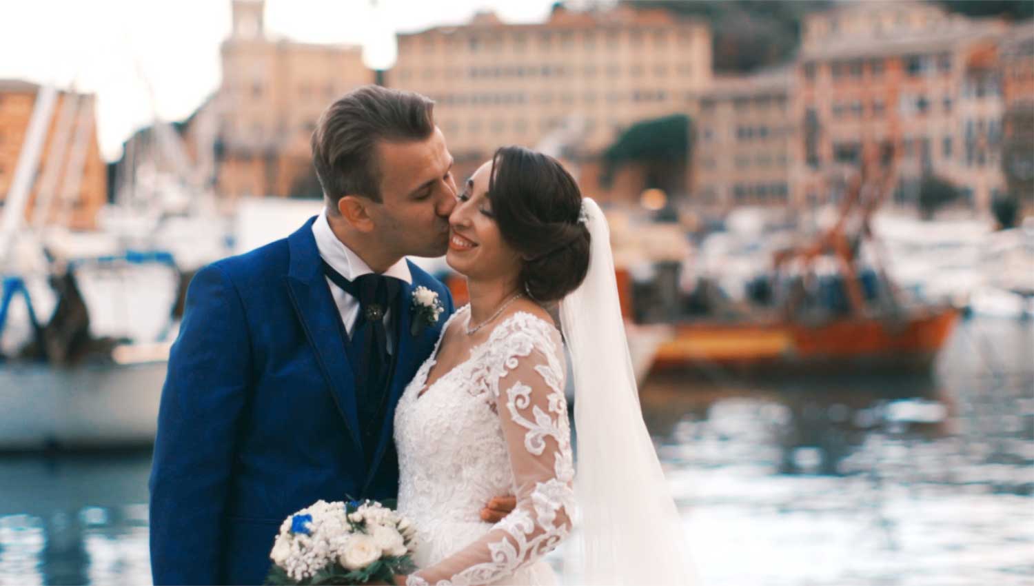Wedding in Santa Margherita Ligure, Italy, video by White & Movie